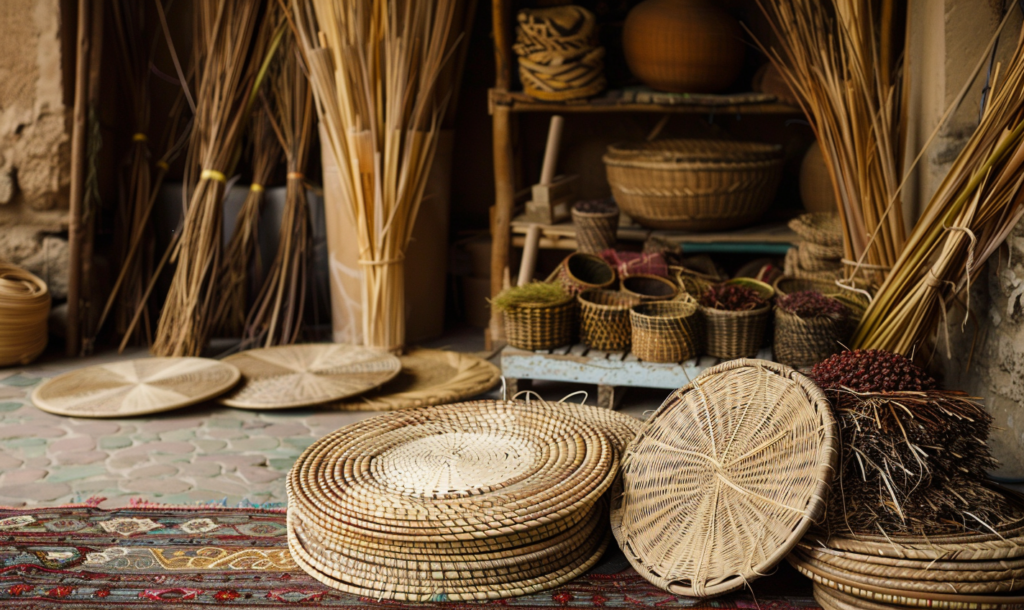 چگونه با حصیربافی، میز آرایش مدرن و سنتی بسازیم؟ 1 image 23