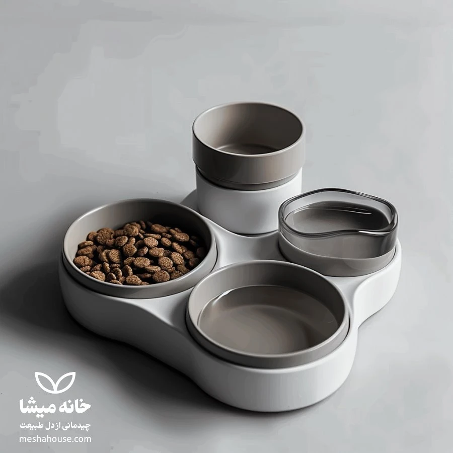 چگونه ظرف مناسب برای آب و غذای گربه و سگ خود انتخاب کنیم؟ 5 How to choose the right container for water and food for your cat and dog 2