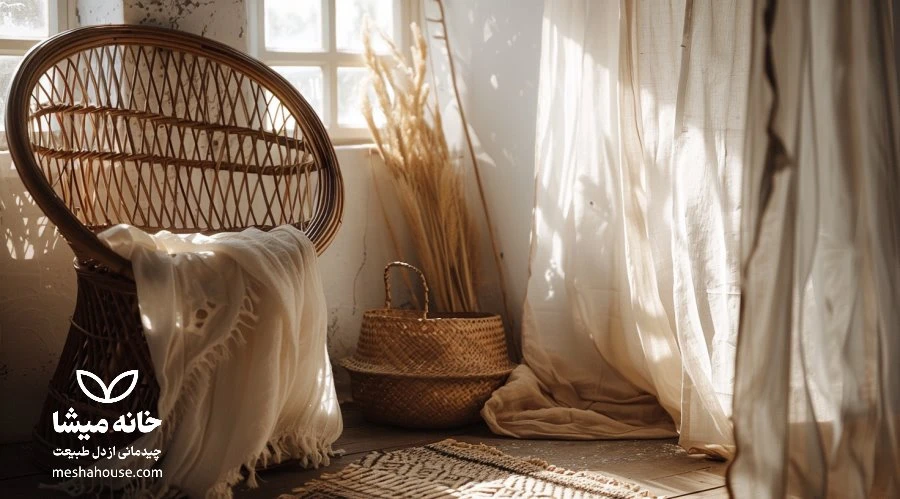 بررسی محصولات حصیری و چوبی مناسب برای فضای باز 13 محصولات حصیری مناسب فضای باز 6