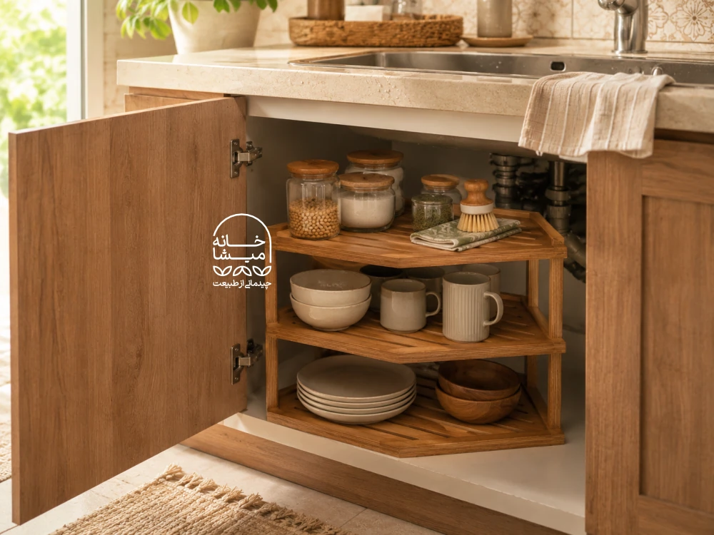 راهنمای نظمدهی کابینت آشپزخانه 24 راهنمای نظمدهی کابینت آشپزخانه — ۲