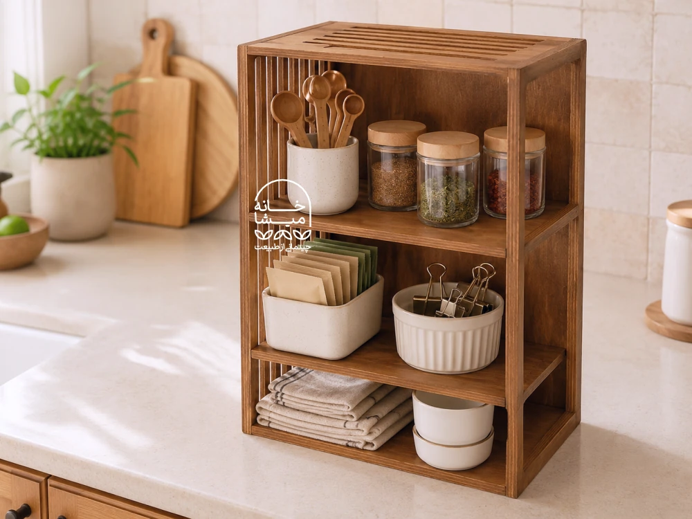 راهنمای نظمدهی کابینت آشپزخانه 22 راهنمای نظمدهی کابینت آشپزخانه — ۲