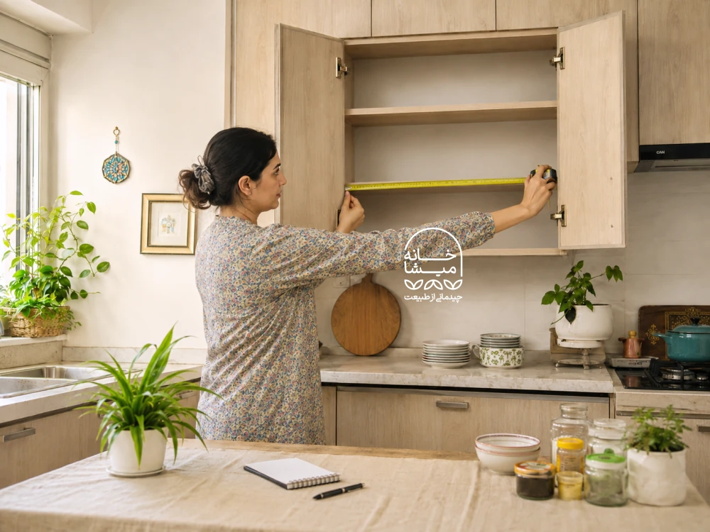 راهنمای نظمدهی کابینت آشپزخانه 6 راهنمای نظمدهی کابینت آشپزخانه