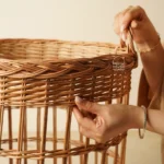 سبد لاندری حصیری بوهوم