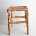 میز عسلی مربع حصیری دربار - Image 4