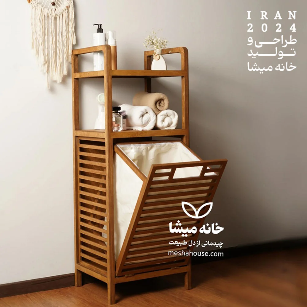 چیدمان اتاق خواب با تختهای چوبی و وسایل حصیری 5 DSC01064888