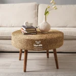 میز حصیری گرد نخل قطر ۷۰ - Image 4
