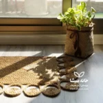 پادری مستطیل حصیری گلبرگ - تصویر 4