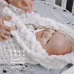 پتو نوزاد دستبافت سفیدبرفی - تصویر 3