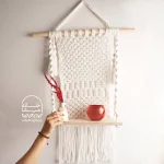 شلف مکرومه سپیدبافت