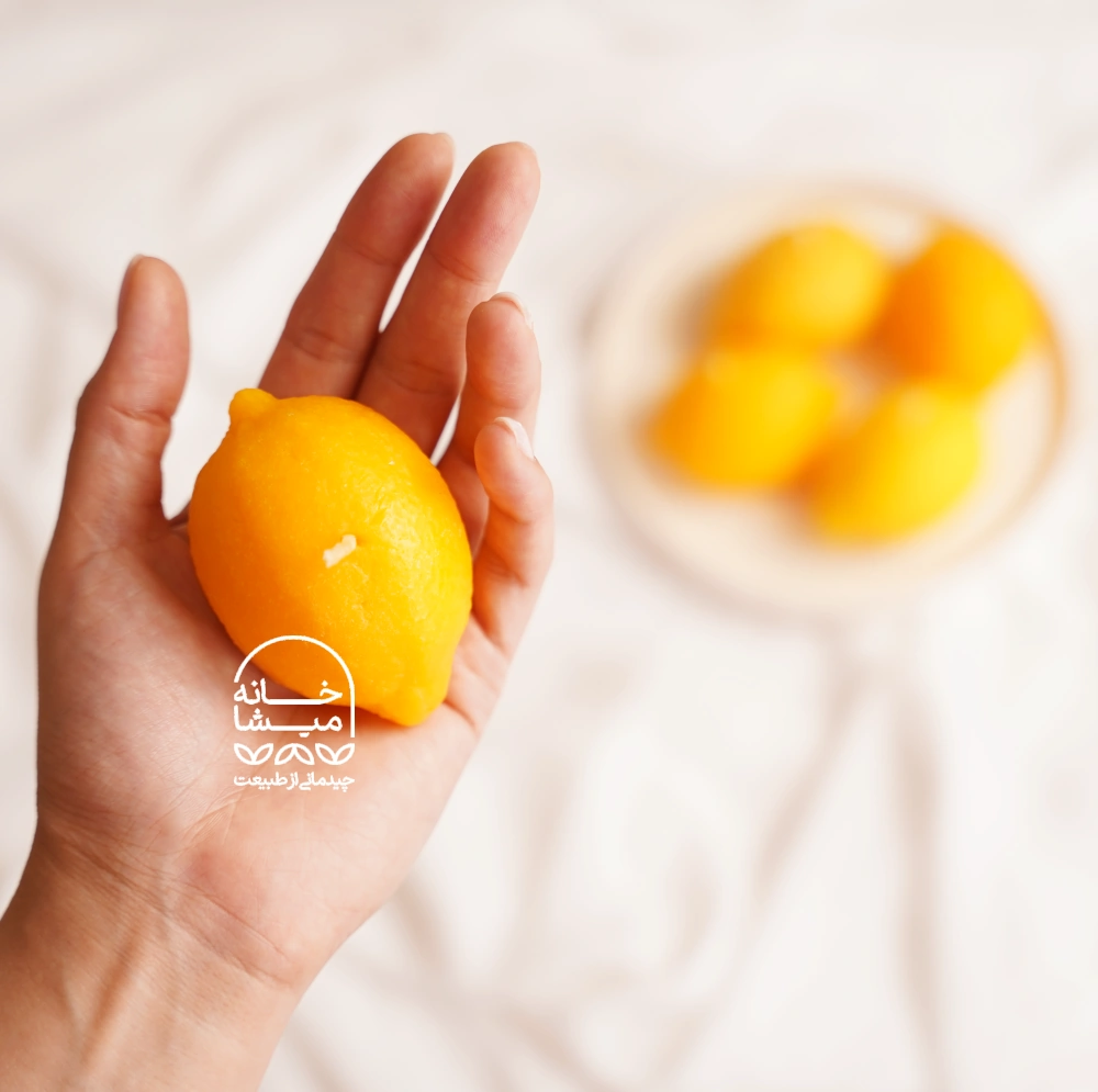lemon (3) باکس شمع دکوراتیو ترنج - Image 1
